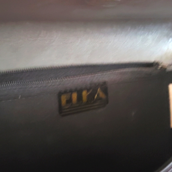 VINTAGE Elka Grey Chainmail Metal Mesh Purse with Snake Shoulder Strap - Picture 6 of 12